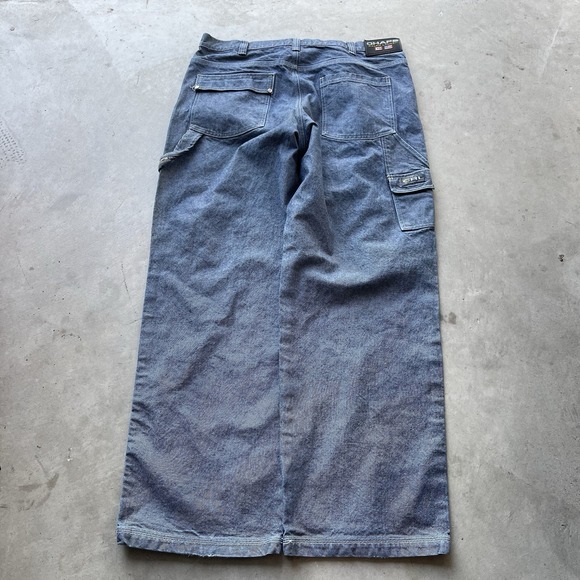 Ralph Lauren Other - Vintage Ralph Lauren Denim Jeans Men 38x34 Blue Super Baggy Wide Leg Utility Y2K